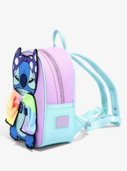 Loungefly Disney Lilo & Stitch Super Stitch With Rainbow Cape Mini Backpack - BoxLunch Exclusive -Bioworld Store 15055450 av2