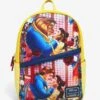 Loungefly Disney Beauty And The Beast Transformation Floral Mini Backpack - BoxLunch Exclusive -Bioworld Store 15068574 hi