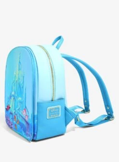 Loungefly Disney The Little Mermaid Castle Mini Backpack - BoxLunch Exclusive -Bioworld Store 16051436 av3