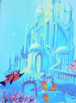 Loungefly Disney The Little Mermaid Castle Mini Backpack - BoxLunch Exclusive -Bioworld Store 16051436 av4