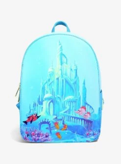 Loungefly Disney The Little Mermaid Castle Mini Backpack - BoxLunch Exclusive