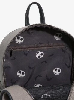 Loungefly Disney The Nightmare Before Christmas Chenille Characters Mini Backpack - BoxLunch Exclusive -Bioworld Store 16966331 av4