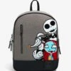Loungefly Disney The Nightmare Before Christmas Chenille Characters Mini Backpack - BoxLunch Exclusive -Bioworld Store 16966331 hi