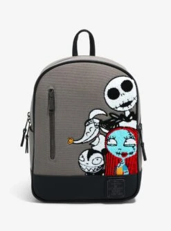 Bioworld Store 31 Loungefly Disney The Nightmare Before Christmas Chenille Characters Mini Backpack - BoxLunch Exclusive