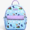 Disney Pixar Shorts Characters Allover Print Mini Backpack - BoxLunch Exclusive -Bioworld Store 18108362 hi