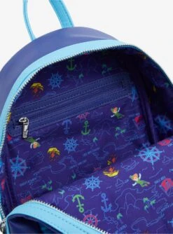 Loungefly Disney Peter Pan Nighttime Flight Glow-in-the-Dark Mini Backpack - BoxLunch Exclusive -Bioworld Store 19322863 av5