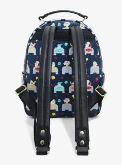 Loungefly Disney Snow White And The Seven Dwarves Beds Allover Print Mini Backpack - BoxLunch Exclusive -Bioworld Store 19322899 av2
