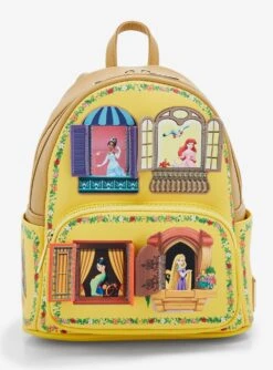 Bioworld Store 29 Loungefly Disney Princesses Floral Balconies Mini Backpack - BoxLunch Exclusive