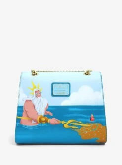 Loungefly Disney The Little Mermaid Ariel & King Triton Handbag -Bioworld Store 19840447 av2