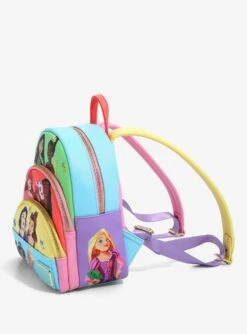 Loungefly Disney Princess Panel Portraits Mini Backpack -Bioworld Store 19840457 av2