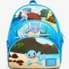 Loungefly Pokémon Squirtle Evolutions Mini Backpack -Bioworld Store 19840489 hi