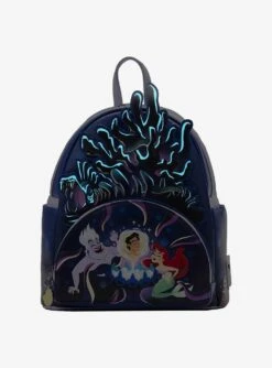 Loungefly Disney The Little Mermaid Ursula’s Lair Glow-in-the-Dark Mini Backpack -Bioworld Store 19914145 av2