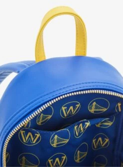Loungefly NBA Golden State Warriors Mini Backpack -Bioworld Store 19944054 av4