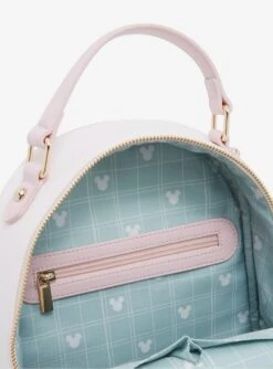 Our Universe Disney Minnie Mouse Floral Ears Light-Up Mini Backpack - BoxLunch Exclusive -Bioworld Store 19965623 av4