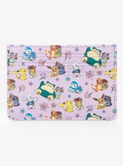 Loungefly Pokémon Floral Teacups Allover Print Cardholder - BoxLunch Exclusive -Bioworld Store 19993631 av1