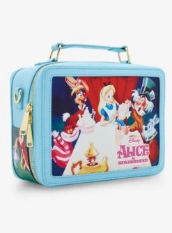 Loungefly Disney Alice In Wonderland Scenes Lunchbox Handbag -Bioworld Store 20067058 av2
