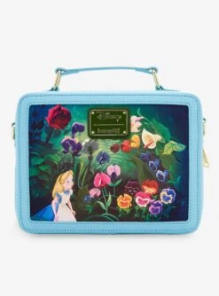 Loungefly Disney Alice In Wonderland Scenes Lunchbox Handbag
