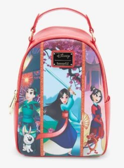 Loungefly Disney Mulan Outfits Mini Backpack - BoxLunch Exclusive