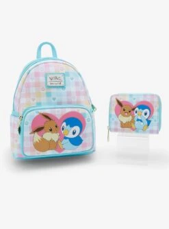 Loungefly Pokémon Eevee And Piplup Besties Mini Backpack - BoxLunch Exclusive -Bioworld Store 20087500 av5
