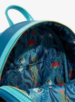 Loungefly Disney The Little Mermaid Under The Sea Mini Backpack -Bioworld Store 20122239 av3
