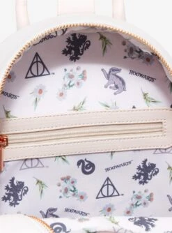 Our Universe Harry Potter Floral Deathly Hallows Mini Backpack - BoxLunch Exclusive -Bioworld Store 20122241 av3