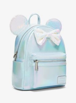Loungefly Disney Minnie Mouse Iridescent Sequin Ears Mini Backpack - BoxLunch Exclusive -Bioworld Store 20957327 av1 1