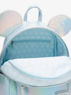 Loungefly Disney Minnie Mouse Iridescent Sequin Ears Mini Backpack - BoxLunch Exclusive -Bioworld Store 20957327 av3 1