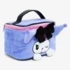 Sanrio Kuromi Faux Fur Figural Cosmetic Case - BoxLunch Exclusive -Bioworld Store 30748208 av1