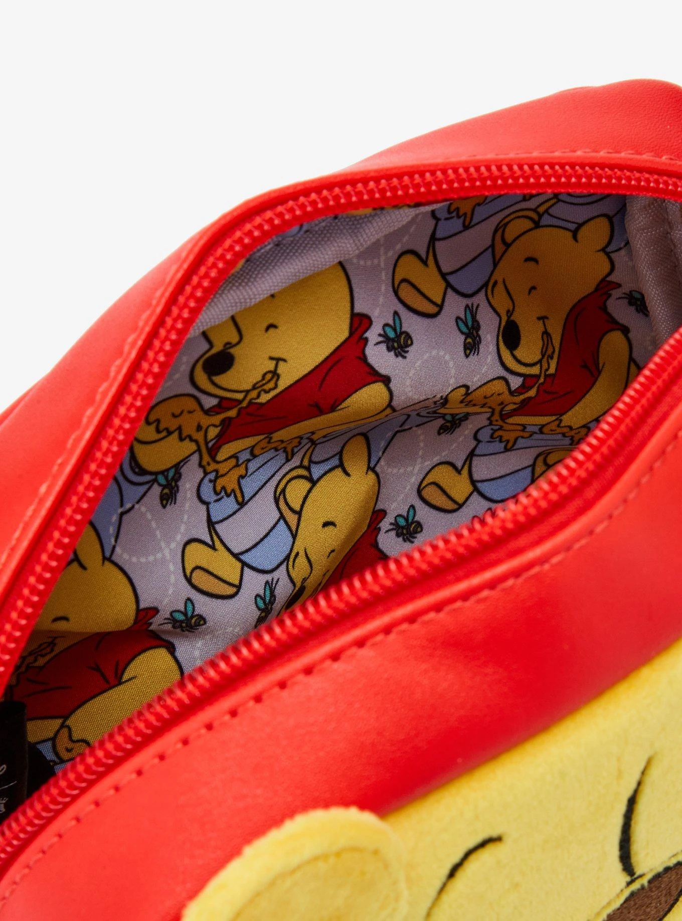 Loungefly Disney Winnie The Pooh Plush Pooh Bear Cosmetic Bag 8 Loungefly Disney Winnie The Pooh Plush Pooh Bear Cosmetic Bag - Image 6