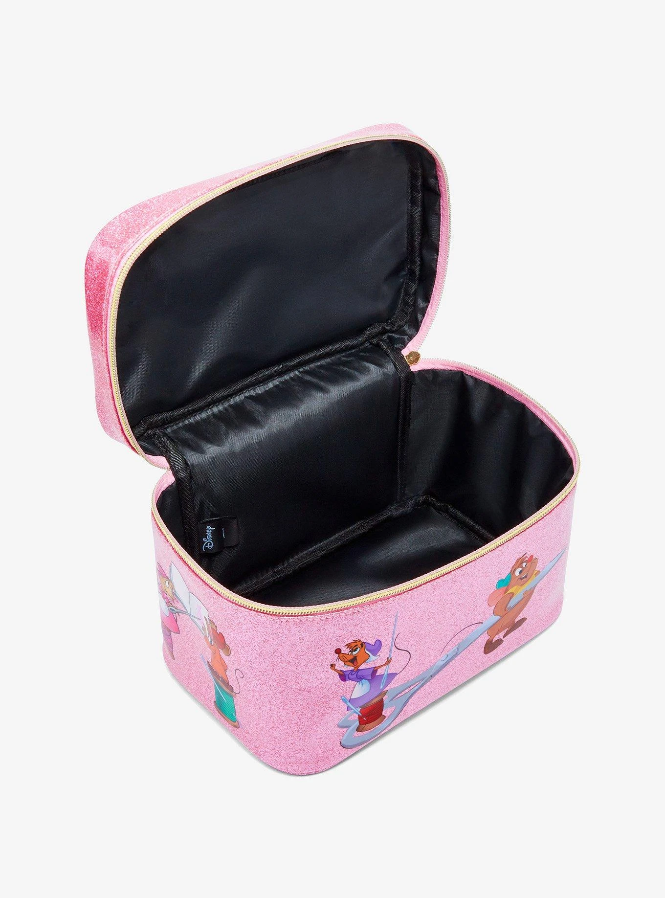 Disney Cinderella Mice At Work Glitter Cosmetic Case — BoxLunch Exclusive 8 Disney Cinderella Mice At Work Glitter Cosmetic Case — BoxLunch Exclusive - Image 6