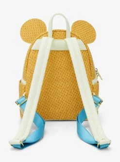 Loungefly Disney Minnie Mouse Raffia Floral Ears Mini Backpack - BoxLunch Exclusive -Bioworld Store 33187836 av2