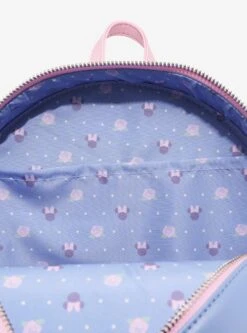 Loungefly Disney Minnie Mouse Floral Lace Mini Backpack -Bioworld Store 33352938 av3