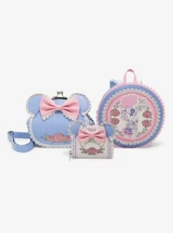Loungefly Disney Minnie Mouse Floral Lace Mini Backpack -Bioworld Store 33352938 av4 1