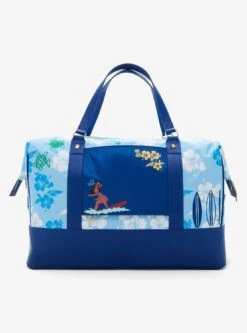 Disney Lilo & Stitch Hibiscus Blue Duffle Bag — BoxLunch Exclusive -Bioworld Store 33377958 av2 1
