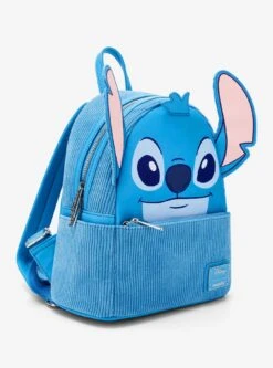 Loungefly Disney Lilo & Stitch Figural Stitch Corduroy Mini Backpack — BoxLunch Exclusive