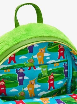 Loungefly Teletubbies Dipsy Figural Plush Light-Up Mini Backpack -Bioworld Store 33406011 av4 1