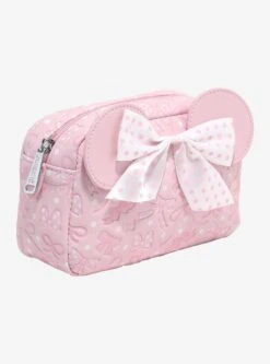 Loungefly Disney Minnie Mouse Bow Ears Cosmetic Bag - BoxLunch Exclusive -Bioworld Store 33491572 av2 1