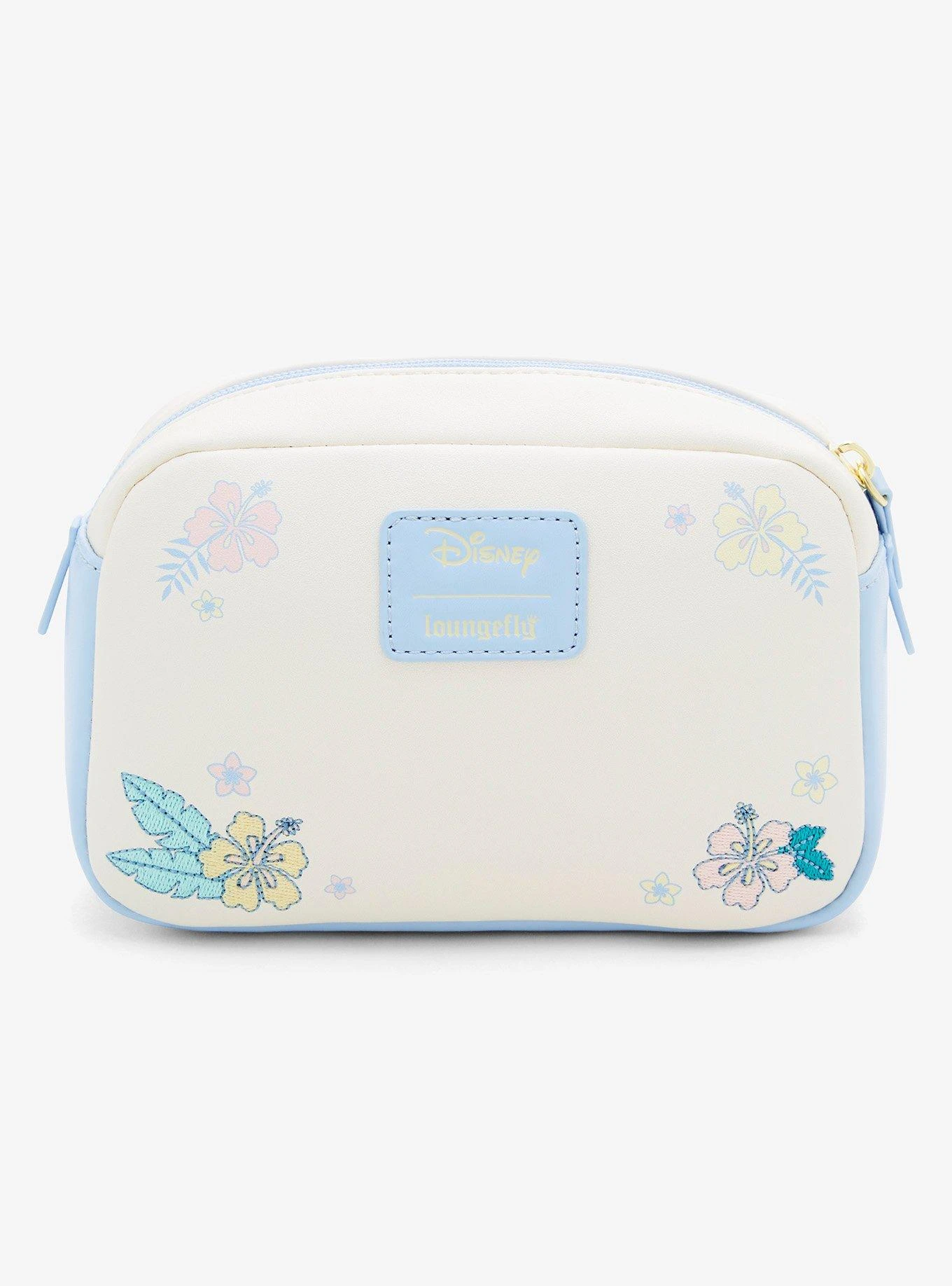 Loungefly Disney Lilo & Stitch Floral Scrump & Stitch Cosmetic Bag 3 Loungefly Disney Lilo & Stitch Floral Scrump & Stitch Cosmetic Bag