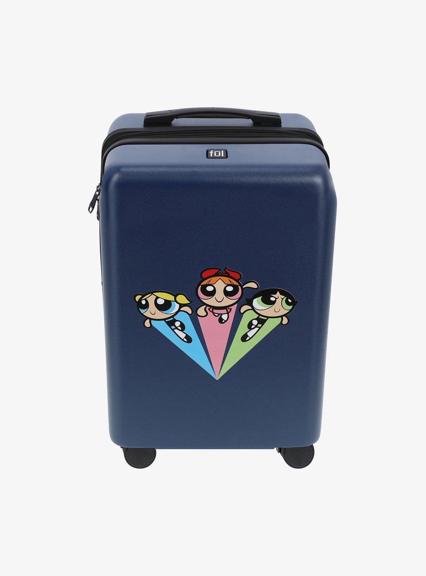 FUL Powerpuff Girls Carry-On Luggage Blue 4 FUL Powerpuff Girls Carry-On Luggage Blue - Image 2