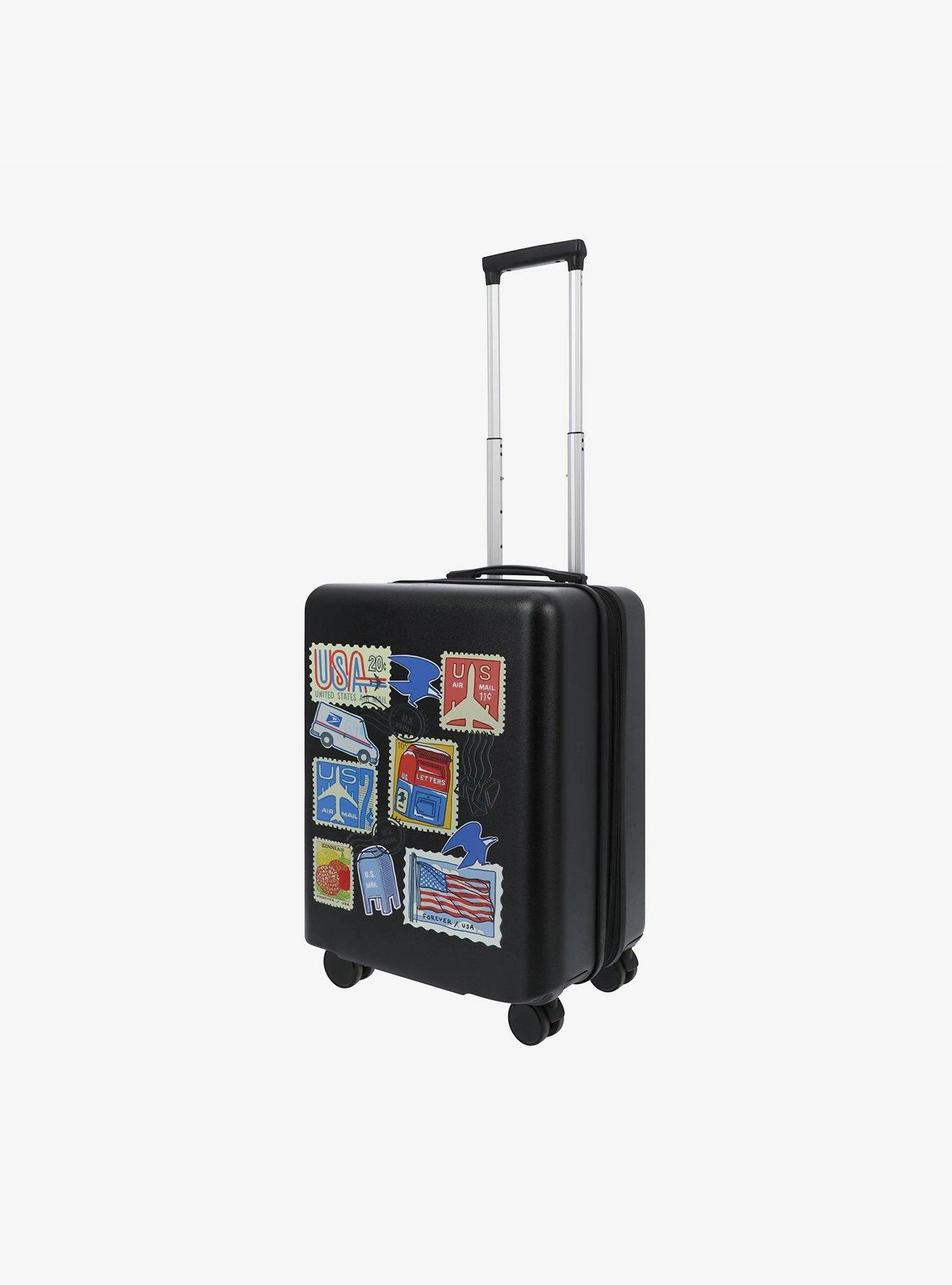 FUL USPS Stamps Carry-On Luggage Black 7 FUL USPS Stamps Carry-On Luggage Black - Image 5