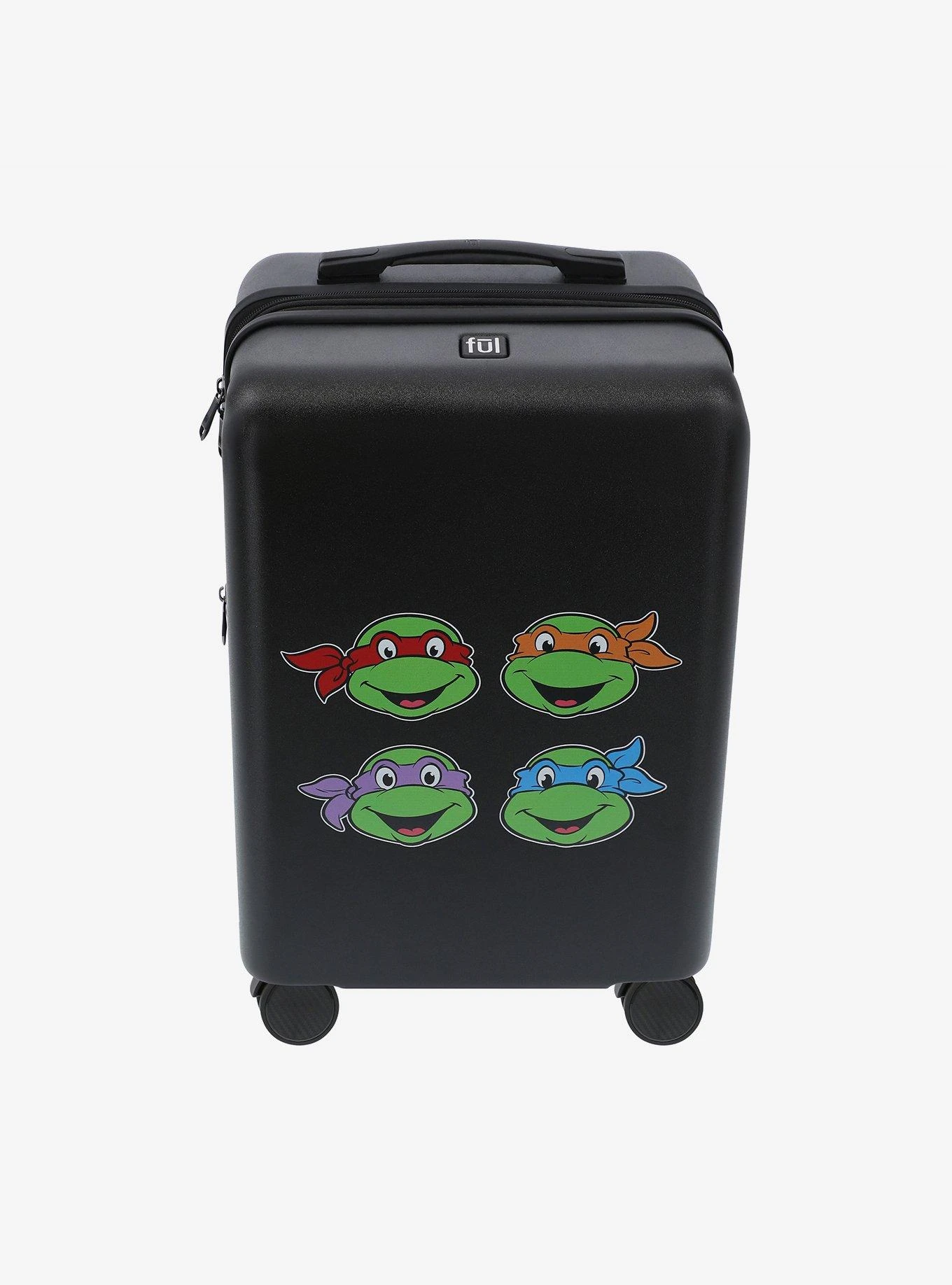 FUL Teenage Mutant Ninja Turtle Carry-On Luggage Black 4 FUL Teenage Mutant Ninja Turtle Carry-On Luggage Black - Image 2