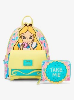 Loungefly Disney Alice In Wonderland Alice Cookies Mini Backpack — BoxLunch Exclusive -Bioworld Store 33572271 av4 1