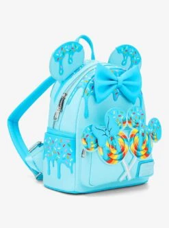 Loungefly Disney Minnie Mouse Lollipop Blue Sprinkle Ears Mini Backpack - BoxLunch Exclusive -Bioworld Store 33739122 av1 1