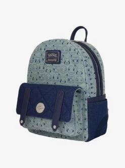 Loungefly Pokémon Denim Allover Print Mini Backpack -Bioworld Store 33818971 av2 1