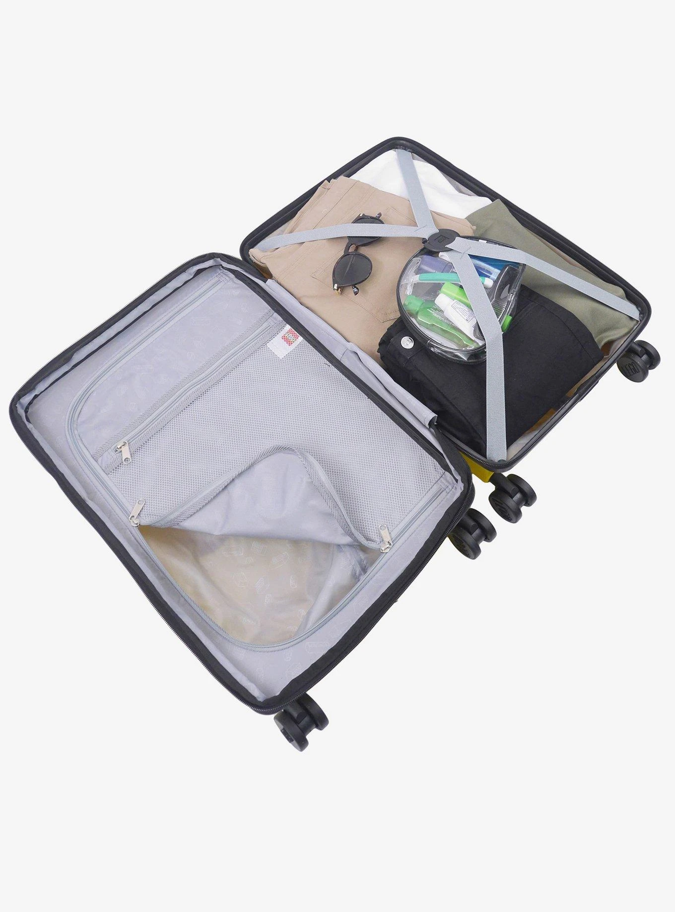 FUL LEGO Signature Brick 2x3 Trolley Expandable Carry-On Luggage Yellow 11 FUL LEGO Signature Brick 2x3 Trolley Expandable Carry-On Luggage Yellow - Image 9