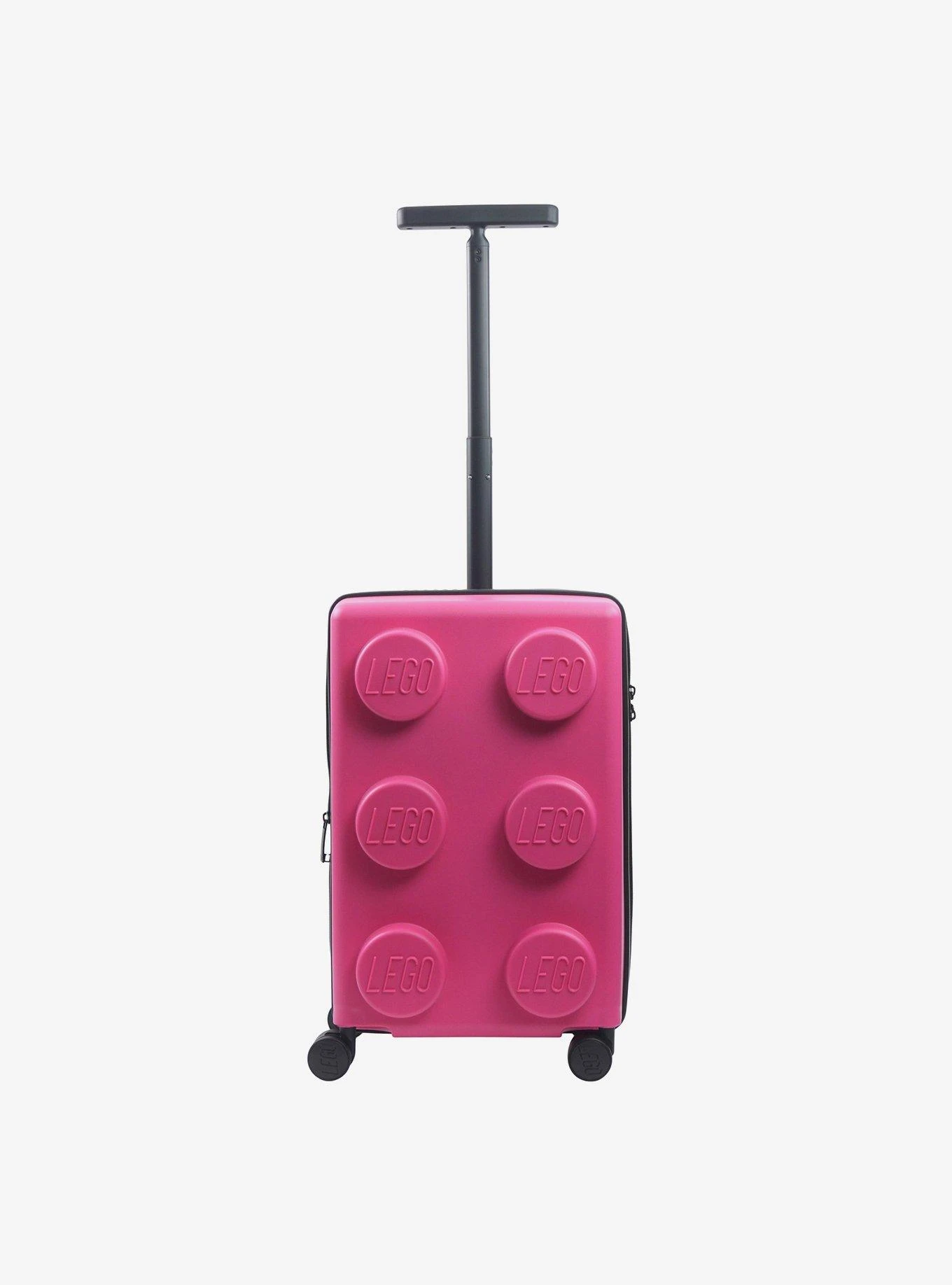 FUL LEGO Signature Brick 2x3 Trolley Expandable Carry-On Luggage Pink 8 FUL LEGO Signature Brick 2x3 Trolley Expandable Carry-On Luggage Pink - Image 6