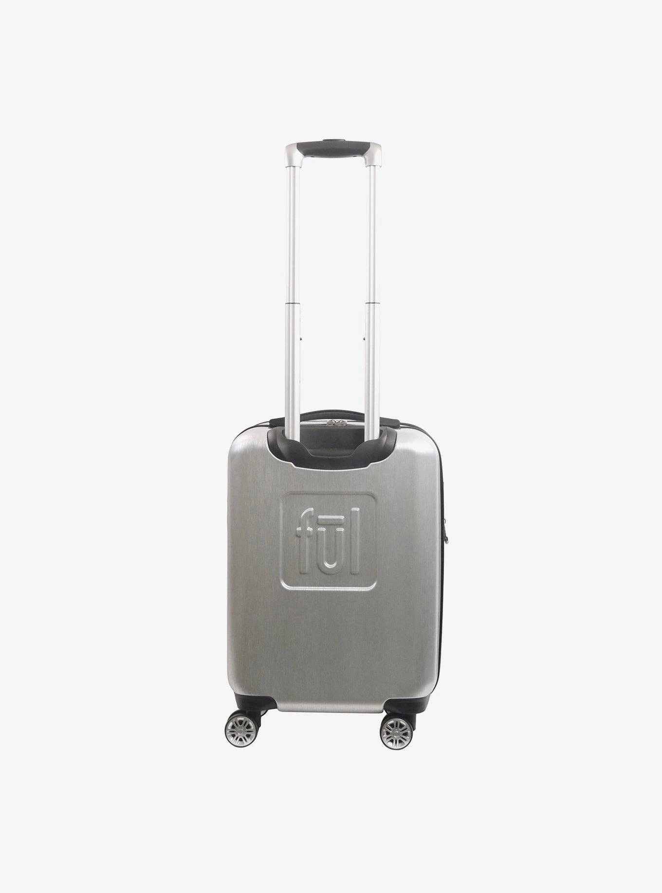 FUL Peanuts Snoopy & Woodstock Embossed Carry-On Luggage Silver 9 FUL Peanuts Snoopy & Woodstock Embossed Carry-On Luggage Silver - Image 7