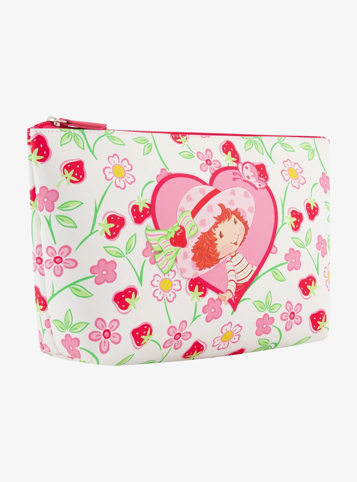 FUL Strawberry Shortcake Heart Trapezoid Cosmetic Bag 4 FUL Strawberry Shortcake Heart Trapezoid Cosmetic Bag - Image 2