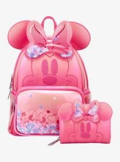 Loungefly Disney Minnie Mouse Pink Confetti Mini Backpack — BoxLunch Exclusive -Bioworld Store 33928909 av4