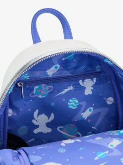 Loungefly Disney Lilo & Stitch Astronaut Stitch Figural Mini Backpack — BoxLunch Exclusive -Bioworld Store 33928920 av3